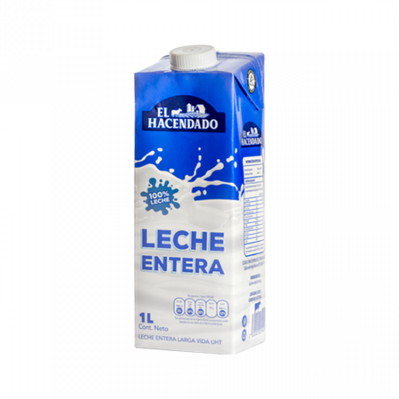 Leche entera en tetra EL HACENDADO